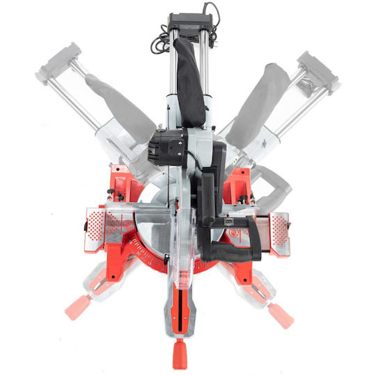 Holzmann 230v Fierăstrău Cu Tăietor De Unghi La Rețea 2000W Diametru Disc 305mm