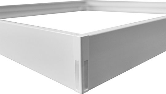 Eurolamp Mounting Bracket for Lighting Fixtures made of Aluminum White 145-56390