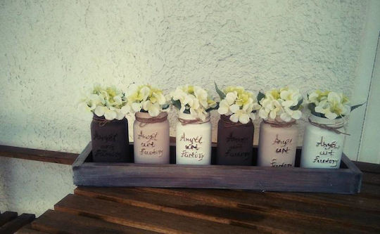 Tray with Flower Vases