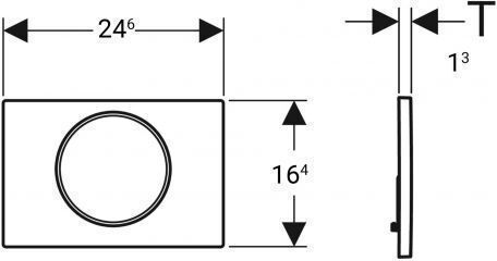 Geberit Sigma 10 Flush Plate Dual Flush