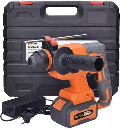 Solight Impact Demolition Hammer Battery 21V 1x4Ah with Chuck Quick RNVK17