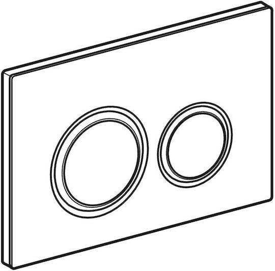 Geberit Sigma 21 Flush Plate Dual Flush Sand Grey