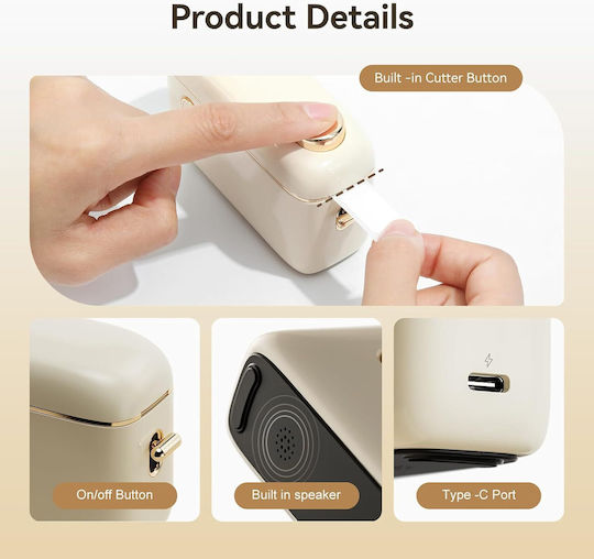 Niimbot Portable Thermal Receipt Printer Bluetooth