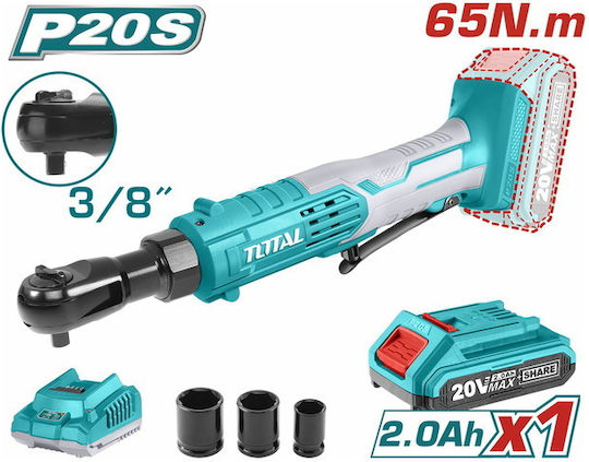 Total Electric Ratchet 3/8" Battery 20V 1x2Ah 3/8"