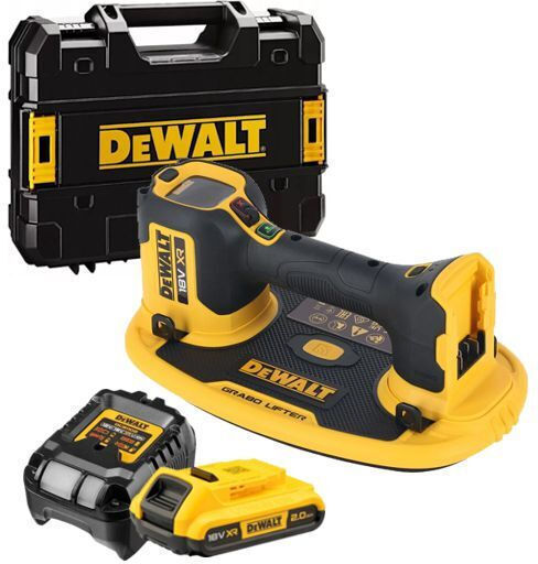 DEWALT Electric Battery Suction Cup 18V 1x2Ah with Case
