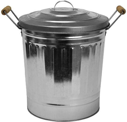Atmosphera Decorative Bucket Garden Metal with Rope 38.5x38.5cm 38.5cmx38.5cm 00.05.5976