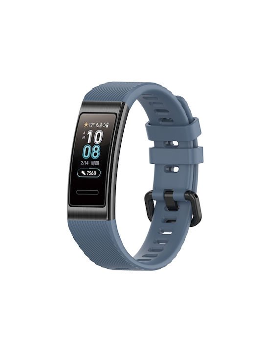 Каишка Силикон Син (Huawei Band 3, Huawei Band 4 Pro)