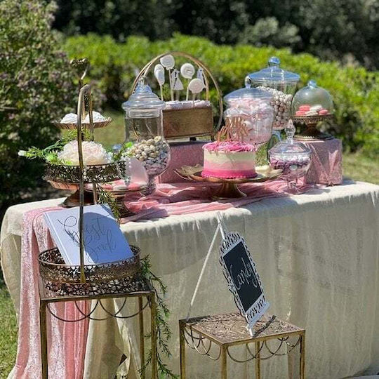 JK Home Decoration Επιδαπέδιο Διακοσμητικό Κήπου Μεταλλικό 30.5x28x54.5cm 30.5x28x54.5εκ. 56890