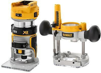 DEWALT DCW604N Κάθετη Φρέζα 18V Χωρίς Καρβουνάκια (Brushless) Solo με Ρύθμιση Ταχύτητας και με Σύστημα Αναρρόφησης