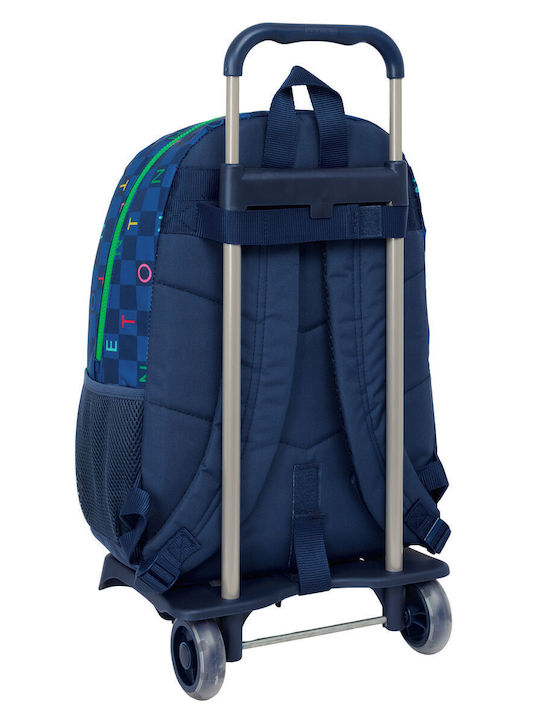 Benetton Damero Τρόλεϊ Μπλε