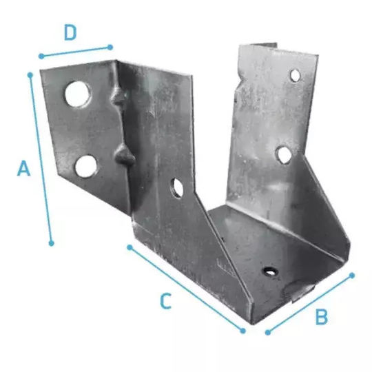 Vasmetal Beam Shoe for Pergola made of 1pcs
