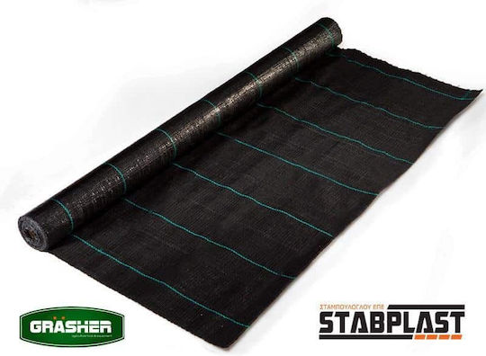 Grasher 100995 Ground Cover Fabric 95gr/m² 2x50m Black