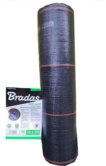 Bradas 500037963 Геотекстил За Земно Покритие 90гр/м² 0.6x100м Черен