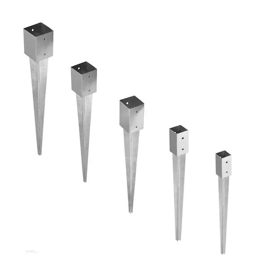 Showood Base for Pergola made of Metal 10x4.6cm 1pcs Nailer
