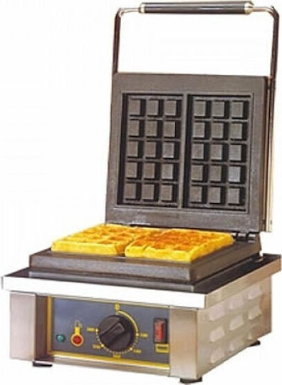 Roller Grill Професионална Вафленска машина Единичен за Квадратни Вафли GES 10