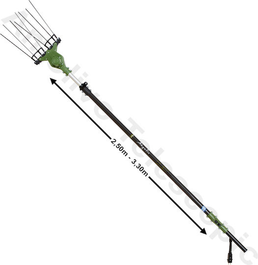 Agelis Amolivo Telescopic All Carbon Olivenernter Generator / Batterie 800W Typ Harke mit Stange 2.3m und Gewicht 2.35kg