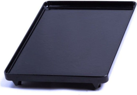 Somagic Cast Iron Flat Grilling Plate with Grease Collector 40cm x 26cm