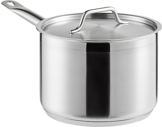 GTSA Capac Inoxidabilă Oală Profesională Cu Capacitatea 850ml cu Diametru 12cm și Înălțime 7.5cm.