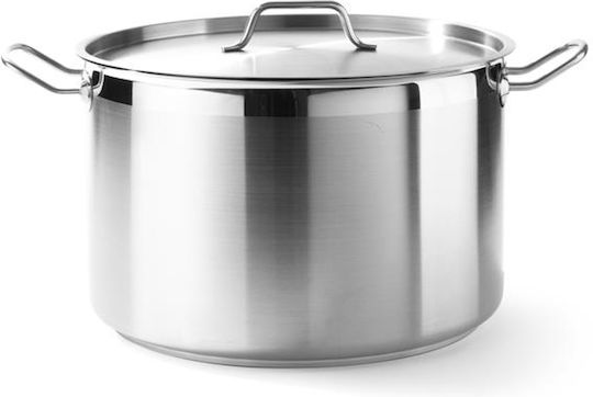 Hendi Profi Line Stainless Steel Pressure Cooker Capacity 15lt with Diameter 32cm and Height 19cm.