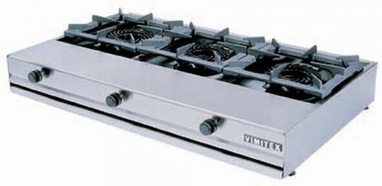 Vimitex Pilot Flüssiggas-Kocher Dreifach 30kW 103.5x62.5x20cm