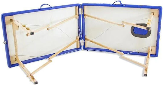 Quirumed Basis Physiotherapie Bett Tragbar/ Zusammenklappbar Weiß aus Holz 182x60cm