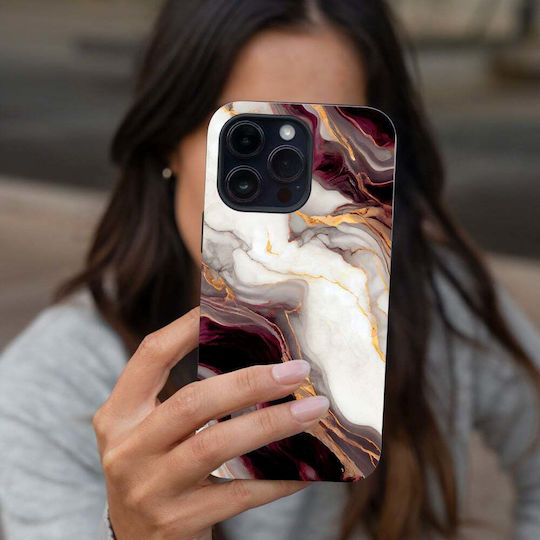 Sonique Marble Series Case for Realme 10 4G Bordeaux
