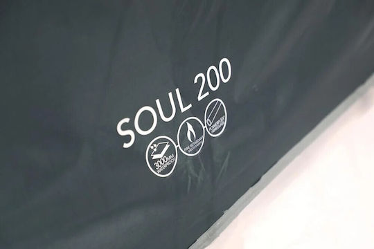 Vango Soul 200 Σκηνή Camping Τούνελ Ορειβασίας Μπλε με Διπλό Πανί 4 Εποχών για 2 Άτομα Αδιάβροχη 3000mm 270x130x95εκ. Deep Blue