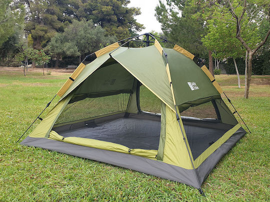 Salty Tribe TEQUESTA Αυτόματη Σκηνή Camping Igloo Πράσινη 3 Εποχών για 3 Άτομα 210x210x135εκ.