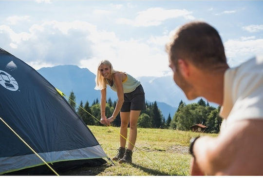 Coleman Darwin 3 Camping Tent Igloo Grey with Double Cloth 3 Seasons for 3 People 210x110x180cm