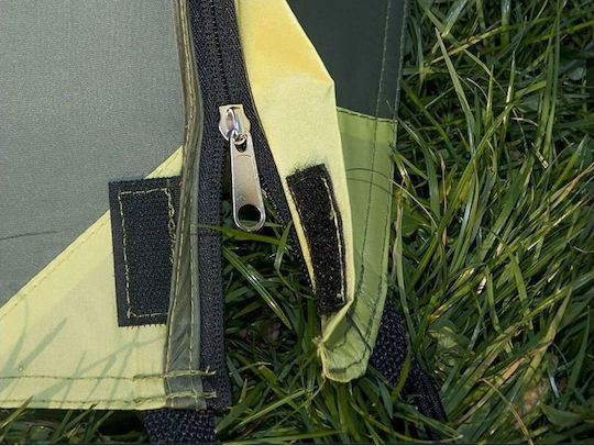 Rockland Soloist Camping Tent Tunnel Mountaineering Green with Double Cloth 4 Seasons for 1 Person Waterproof 3000mm 275x80x75cm