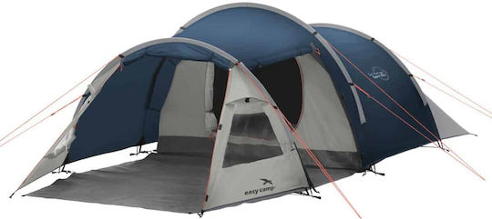 Easy Camp Spirit 300 Σκηνή Camping Τούνελ Μπλε με Διπλό Πανί 3 Εποχών για 3 Άτομα 410x200x120εκ.