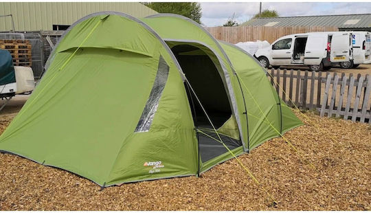Vango Skye 500 Camping Tent Tunnel Green 4 Seasons for 5 People 440x315x185cm