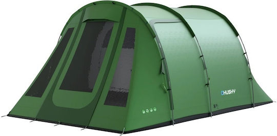 Husky Bolen 5 Σκηνή Camping Τούνελ Πράσινη για 5 Άτομα 480x380x200εκ.