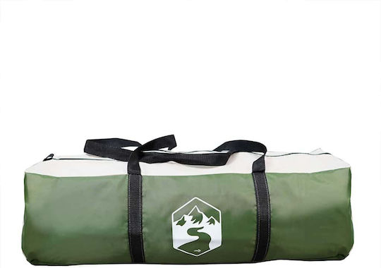 vidaXL Cort Tip Teepee Verde pentru 6 Persoane 486x486x280cm