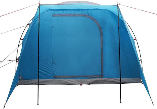 vidaXL Summer Camping Tunnel Car Tent Blue for 2 People 470x332x216cm