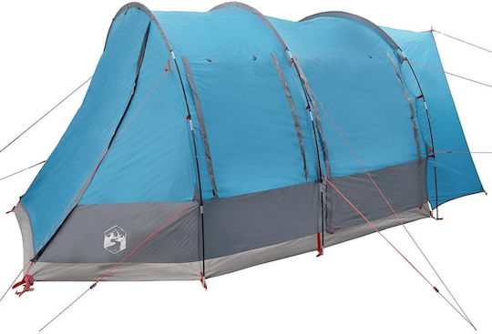 vidaXL Summer Camping Tunnel Car Tent Blue for 2 People 470x332x216cm