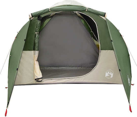 vidaXL Σκηνή Camping Τούνελ Πράσινη για 6 Άτομα
