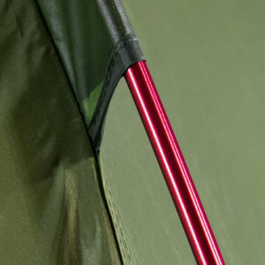 High Peak Woodpecker 3 LW Camping Tent Igloo Mountaineering Green with Double Cloth 4 Seasons for 3 People Waterproof 3000mm 220x190x110cm