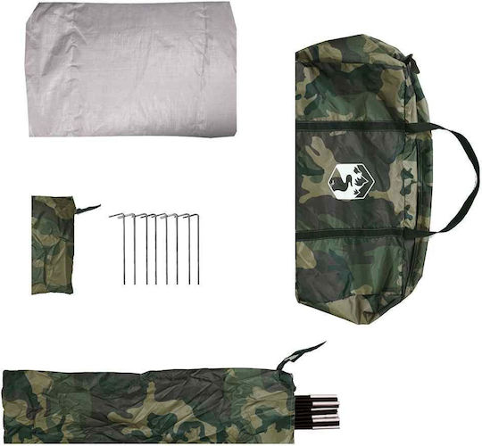 vidaXL Waterproof Camping Tent Green for 2 People