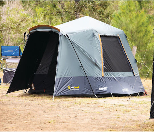 OZtrail Fast Frame Lumos Automatic Camping Tent Grey with Double Cloth 3 Seasons for 6 People 505x280x195cm