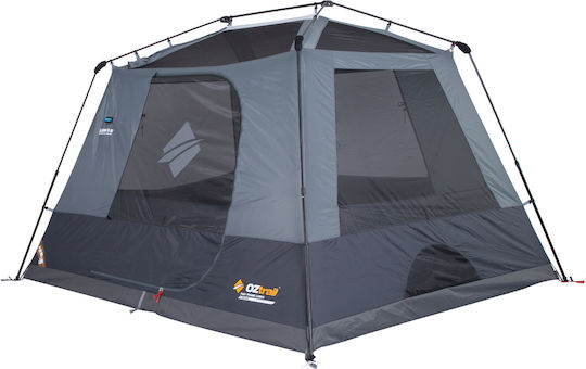 OZtrail Fast Frame Lumos Automatic Camping Tent Grey with Double Cloth 3 Seasons for 6 People 505x280x195cm