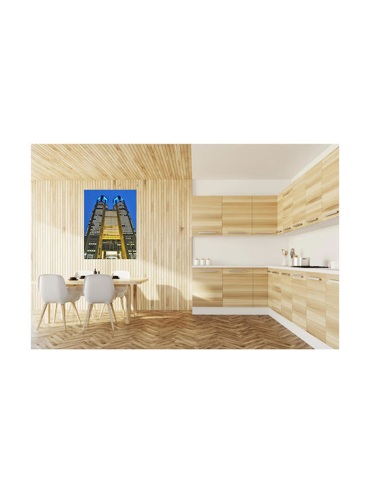 Tabloul Clădirea Guvernului Metropolitan din Tokyo Noaptea 40x50