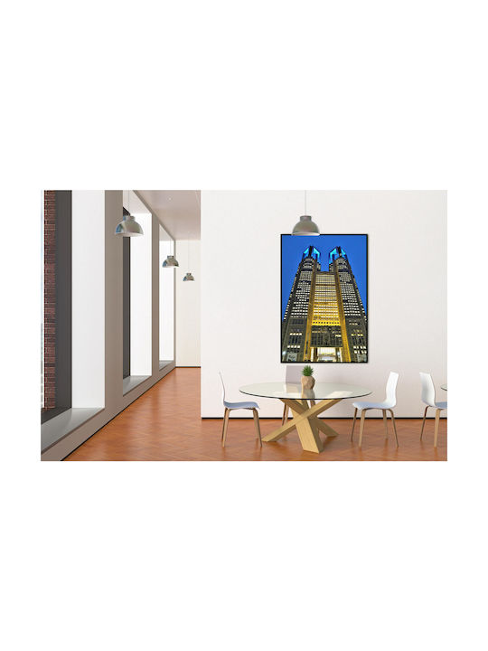 Tabloul Clădirea Guvernului Metropolitan din Tokyo Noaptea 40x50