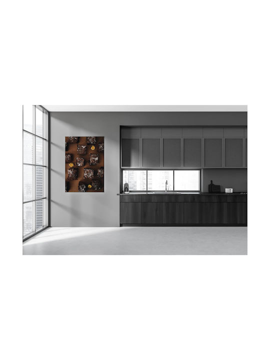 Πίνακας Brownies Flowers Μπράουνις Λουλούδια 80x120