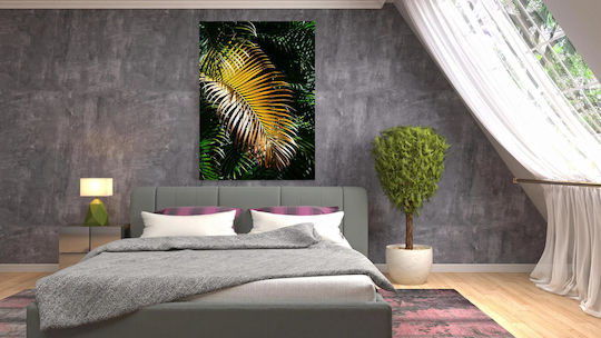 Colorful Palm Leaves Canvas Painting