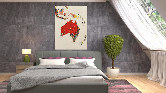 Map With Pins Χάρτης Με Καρφίτσες Map With Pins Χάρτης Με Καρφίτσες