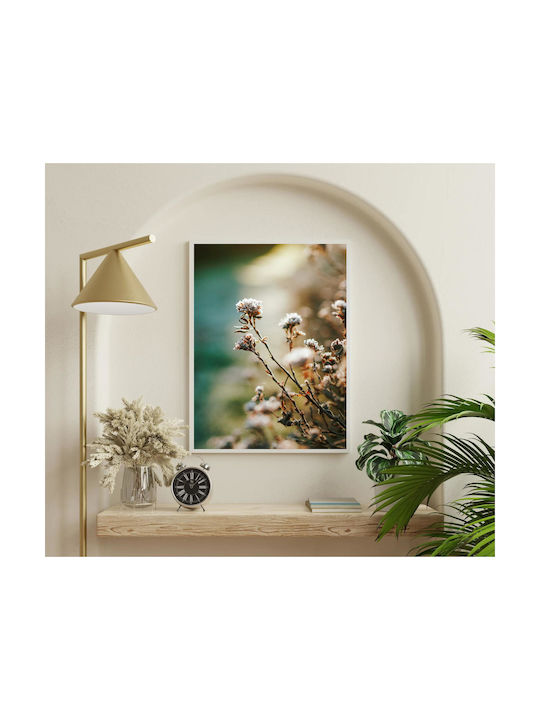 Πίνακας Frosty Flowers Παγωμένα Λουλούδια 80x120