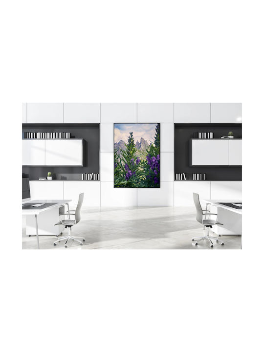 Πίνακας Mountains Flowers Βουνά Λουλούδια 80x120