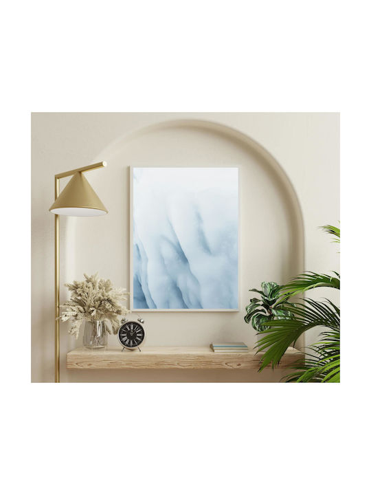 Πίνακας Abstract Ice Formation Αφηρημένος Σχηματισμός Πάγου 50x80
