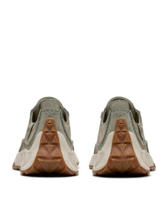 Clarks Speed Adidași Pentru Femei Light Green Nubuck 26181291